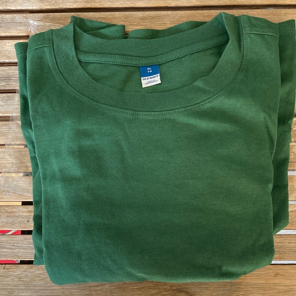 Old Navy Forest Green Crewneck Tee